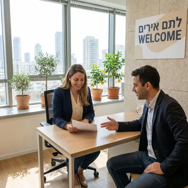 ראיון עבודה מקצועי במשרד